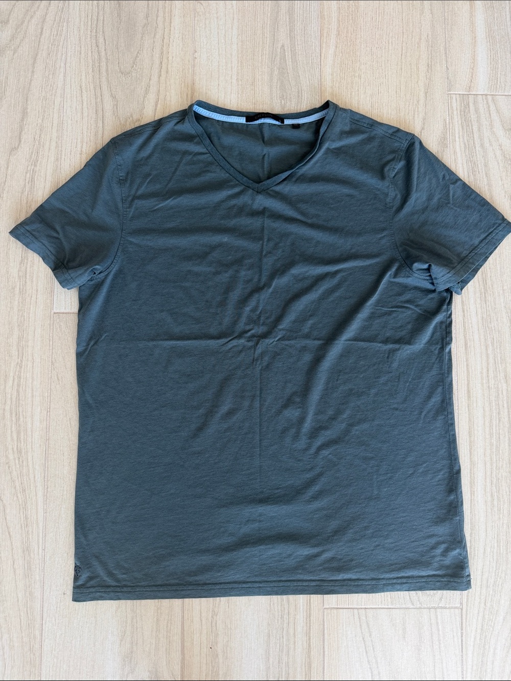 Greyson Men's V-Neck Short Sleeve Tee - Charcoal Gray